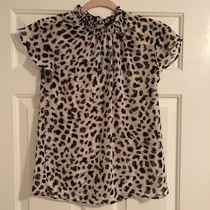 Express blouse - leopard - XS